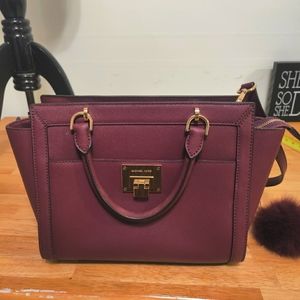 Michael Kors Purple Small Tote Purse